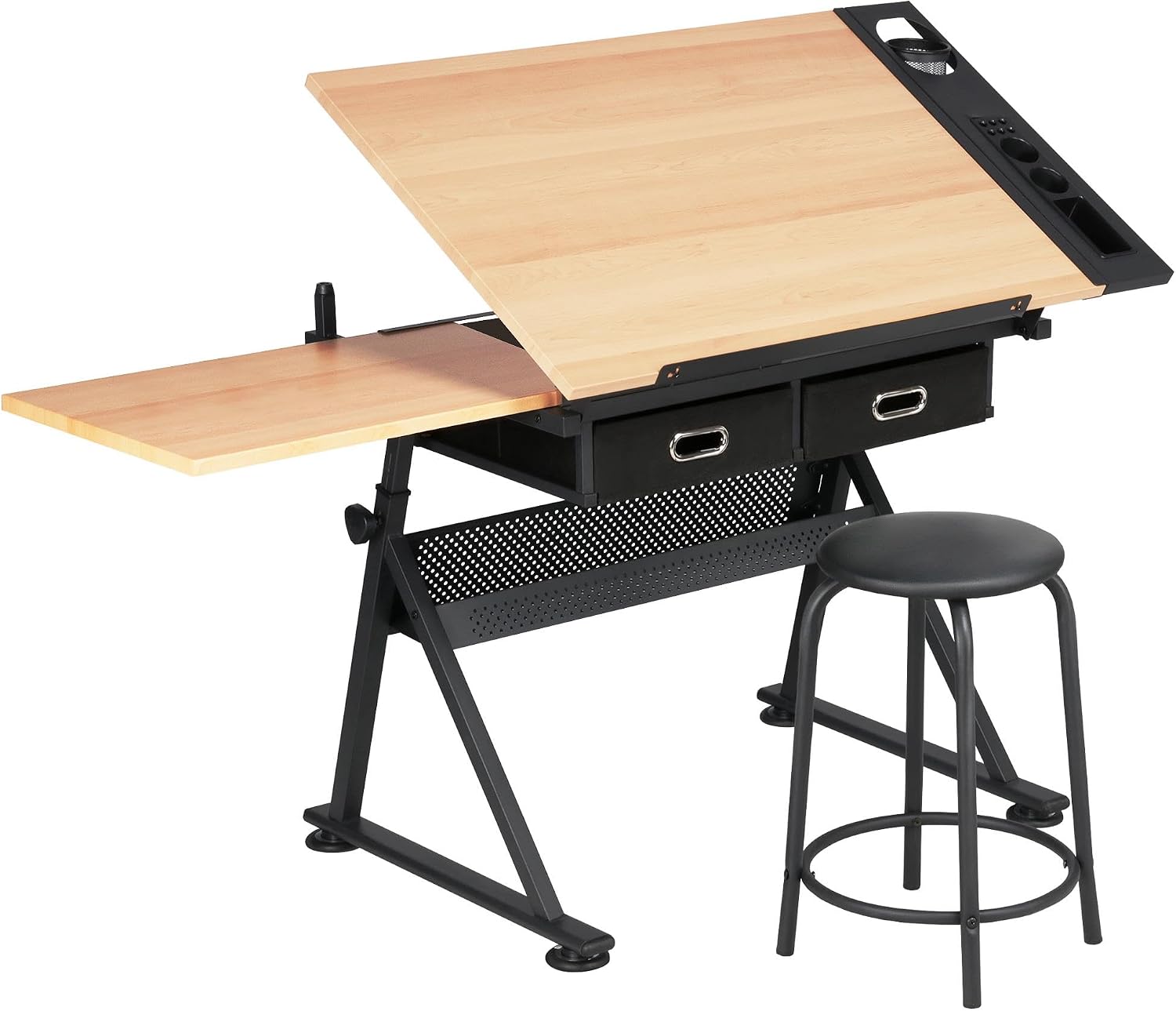Office Stool - Регулируемый чертежный стол с подходящим табуретом,