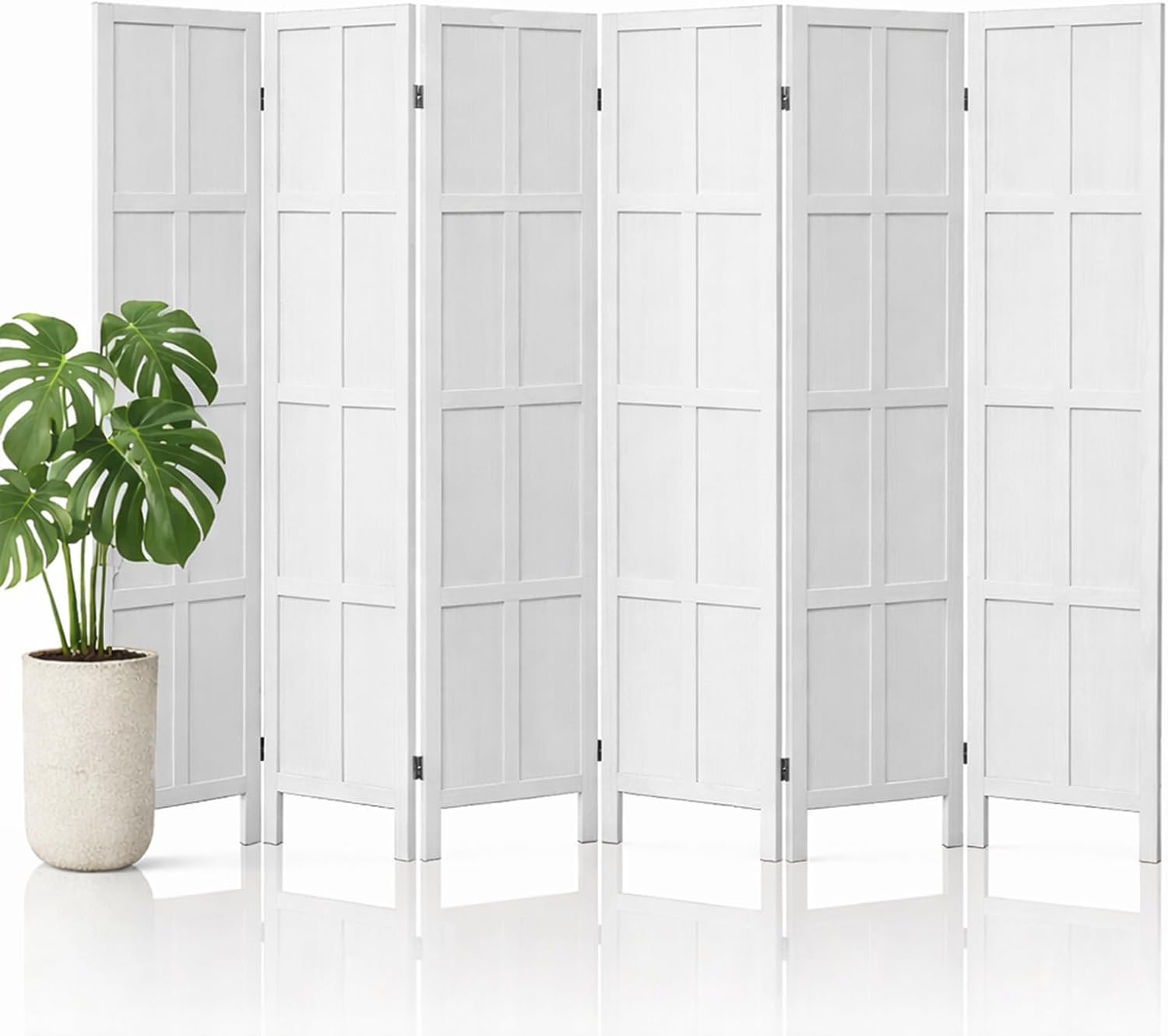Шестипанельная деревянная пере – обзор и цена Partition Screen Divider