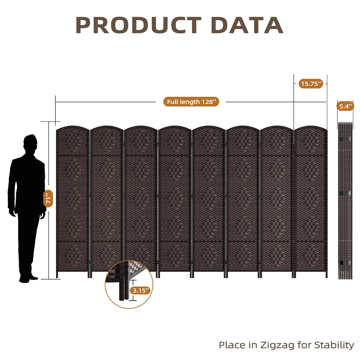 8-панельная перегородка для зо – обзор и цена Partition Screen Divider
