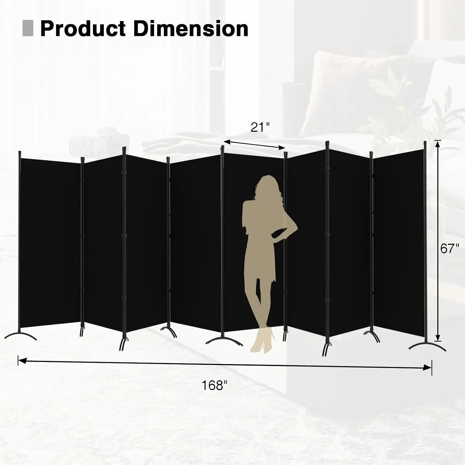 Разделитель комнаты - складные – обзор и цена Partition Screen Divider